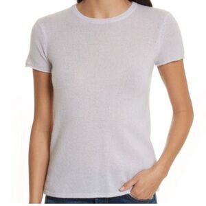 ATM Cashmere Sweater Top Lavender Pink Coquette Soft Girl Large